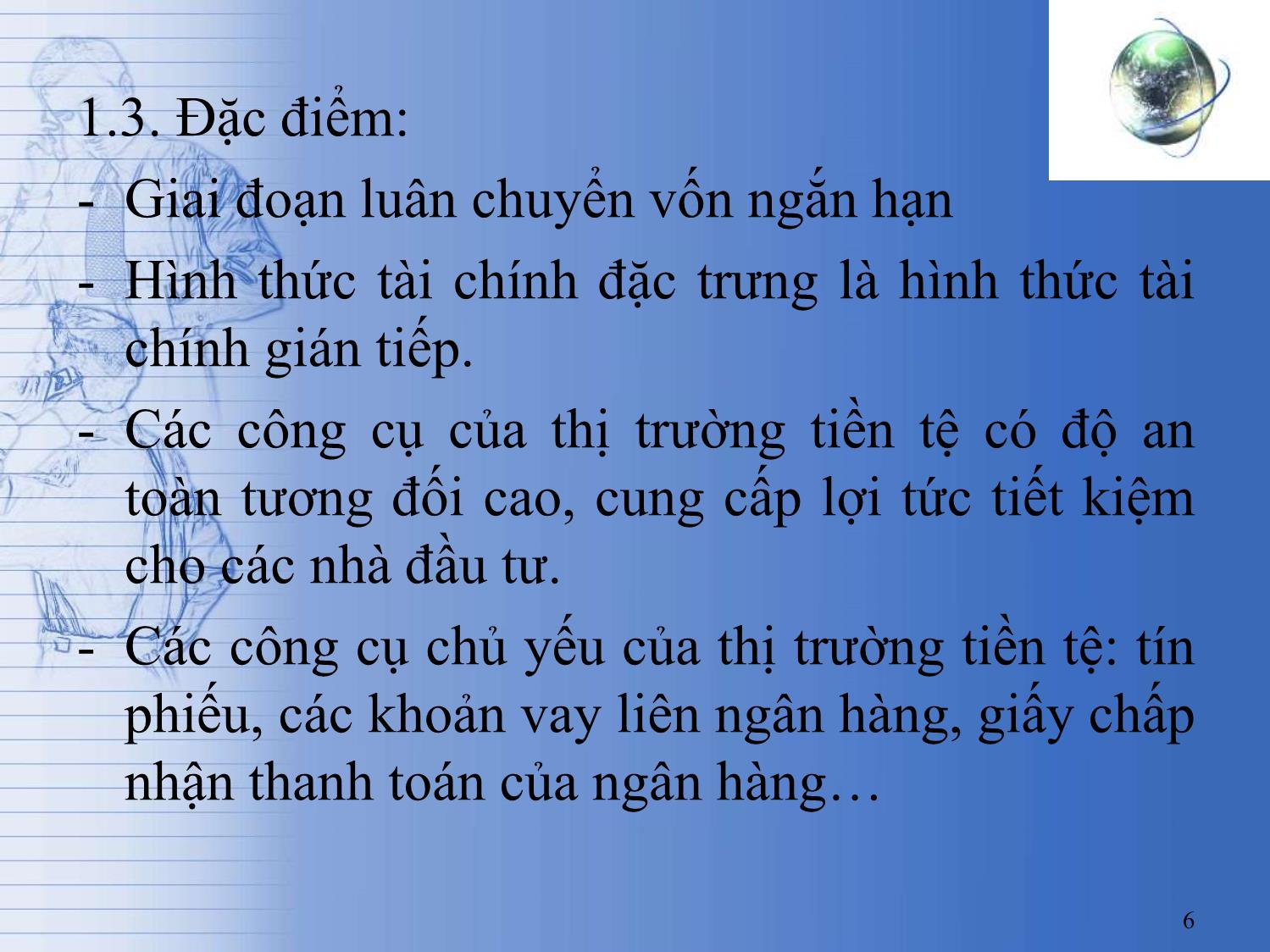 Bài giảng Tài chính tiền tệ - Chương 8: Thị trường tài chính trang 6