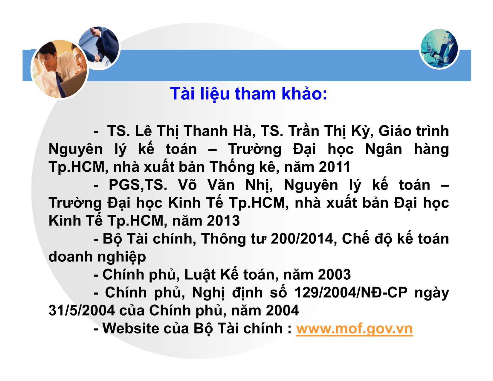 Bài giảng Nguyên lý kế toán - Chương 8: Tổ chức công tác kế toán trang 4