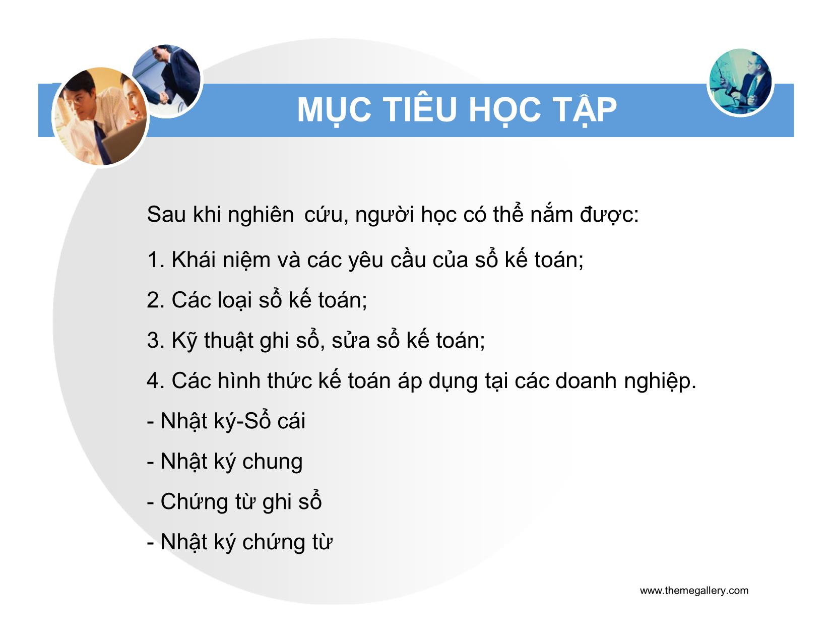 Bài giảng Nguyên lý kế toán - Chương 7: Sổ kế toán & các hình thức kế toán trang 2