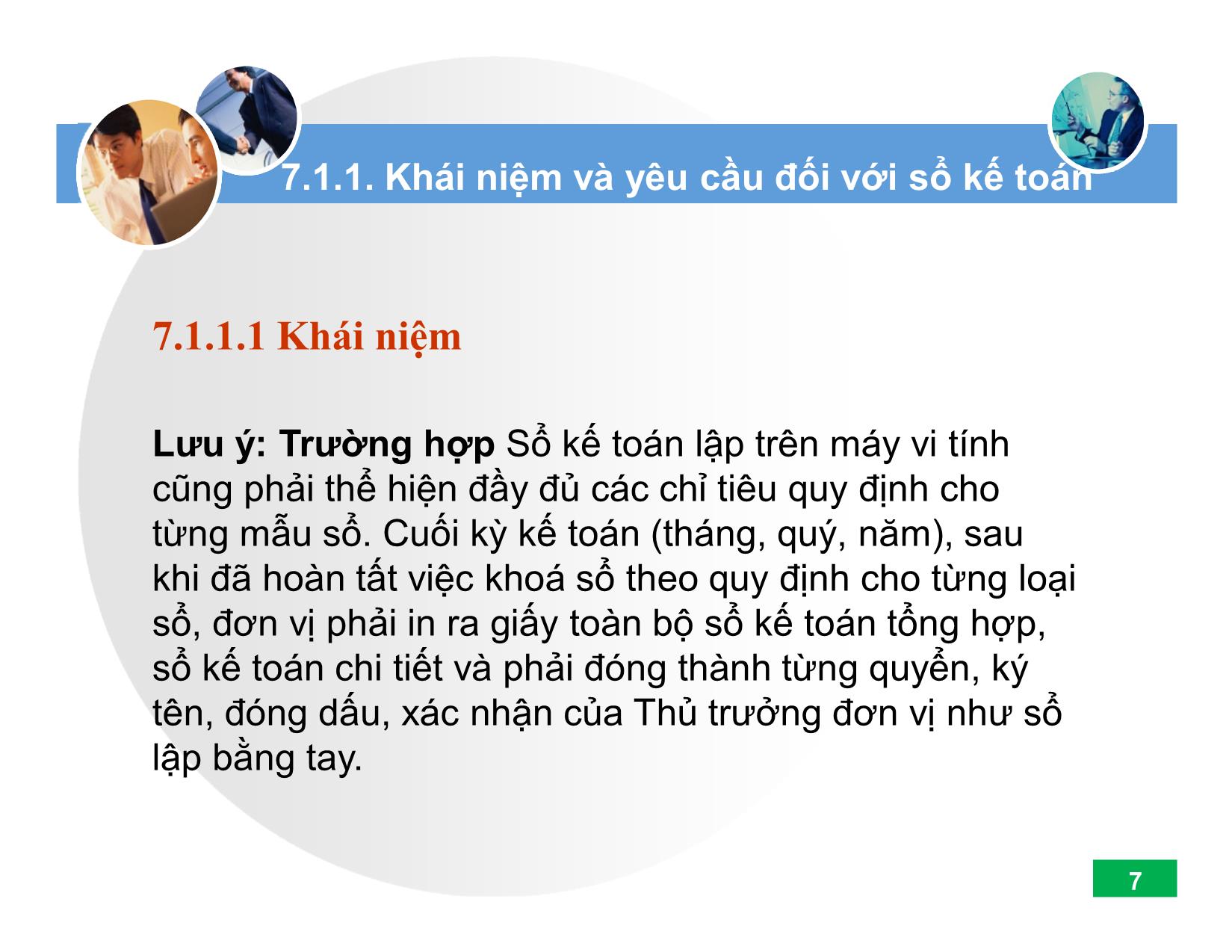 Bài giảng Nguyên lý kế toán - Chương 7: Sổ kế toán & các hình thức kế toán trang 7