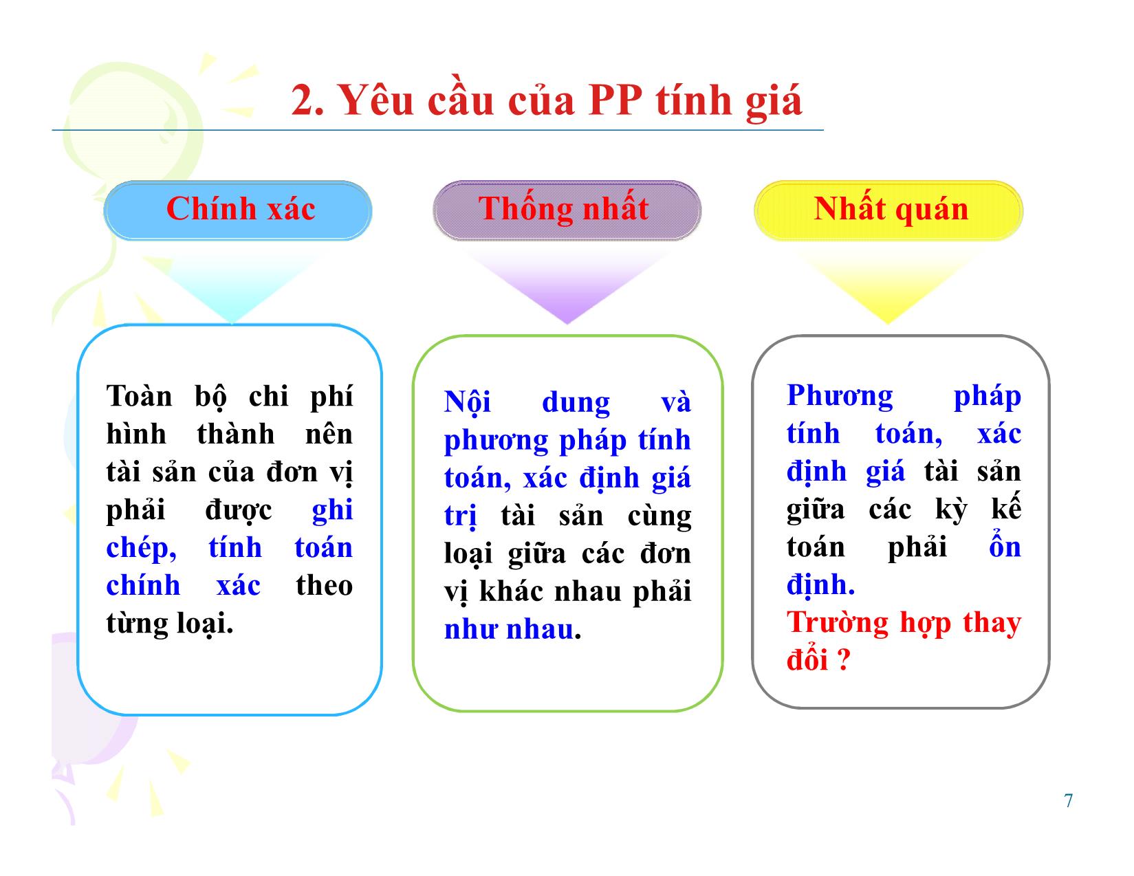 Bài giảng Nguyên lý kế toán - Chương 5: Tính giá các đối tượng kế toán trang 7