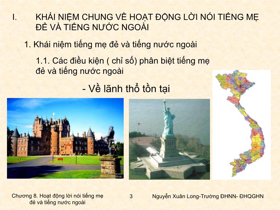 Bài giảng Tâm lý học 2 - Chương 8: Hoạt động lời nói tiếng mẹ đẻ và tiếng nước ngoài trang 3