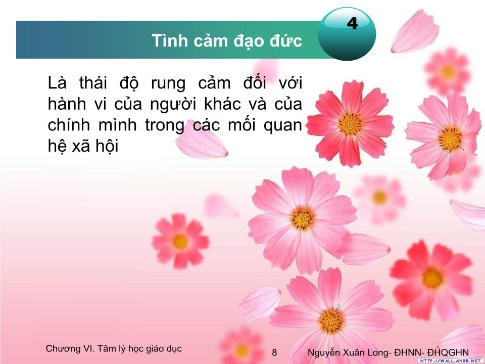 Bài giảng Tâm lý học 2 - Chương VI: Tâm lý học giáo dục trang 8