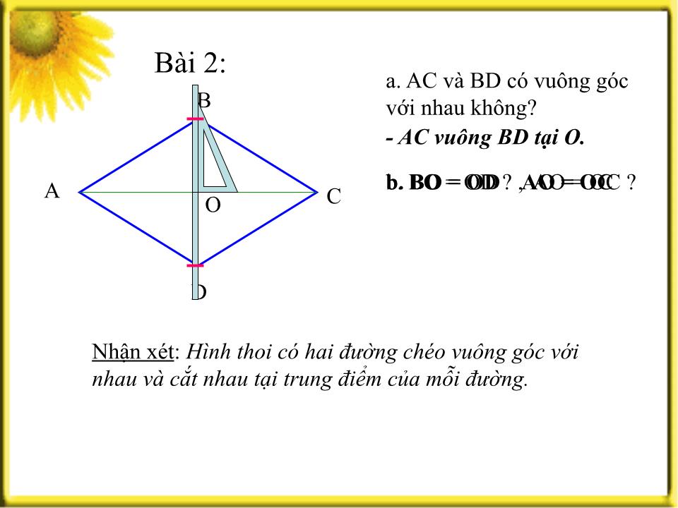 Bài giảng Toán Lớp 4 - Tiết 132: Giới thiệu hình thoi trang 8