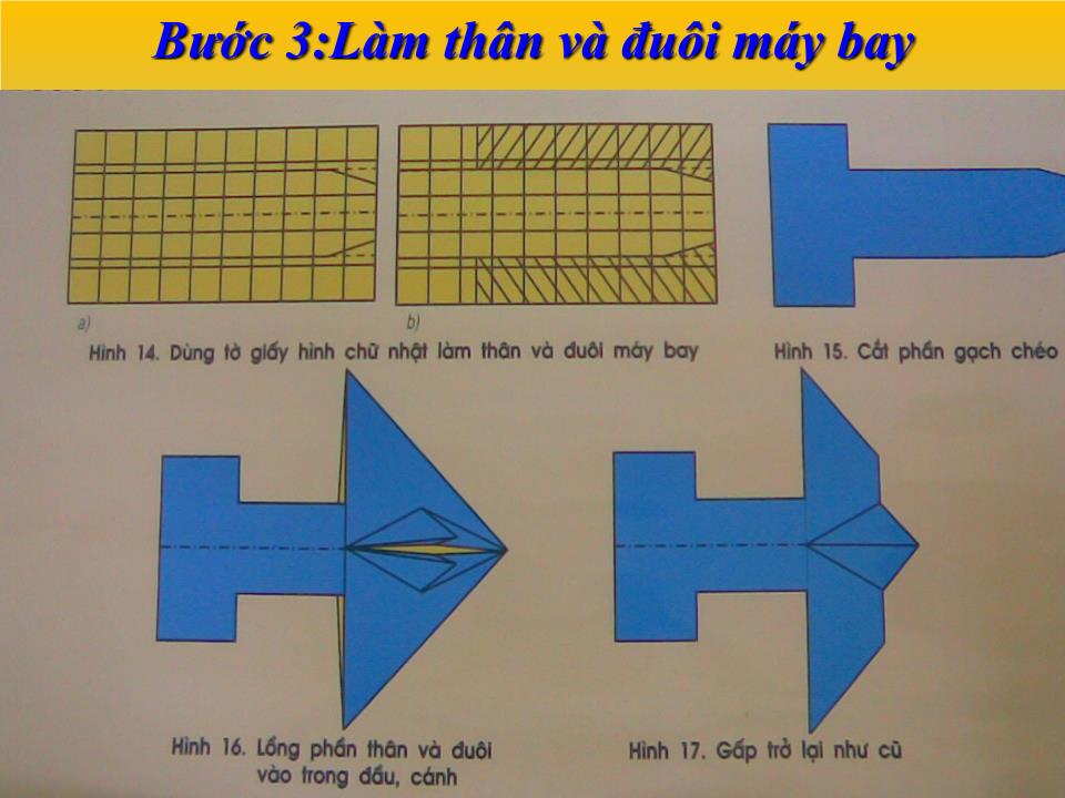 Bài giảng Thủ công Lớp 2 - Bài 3:Gấp máy bay đuôi rời trang 6