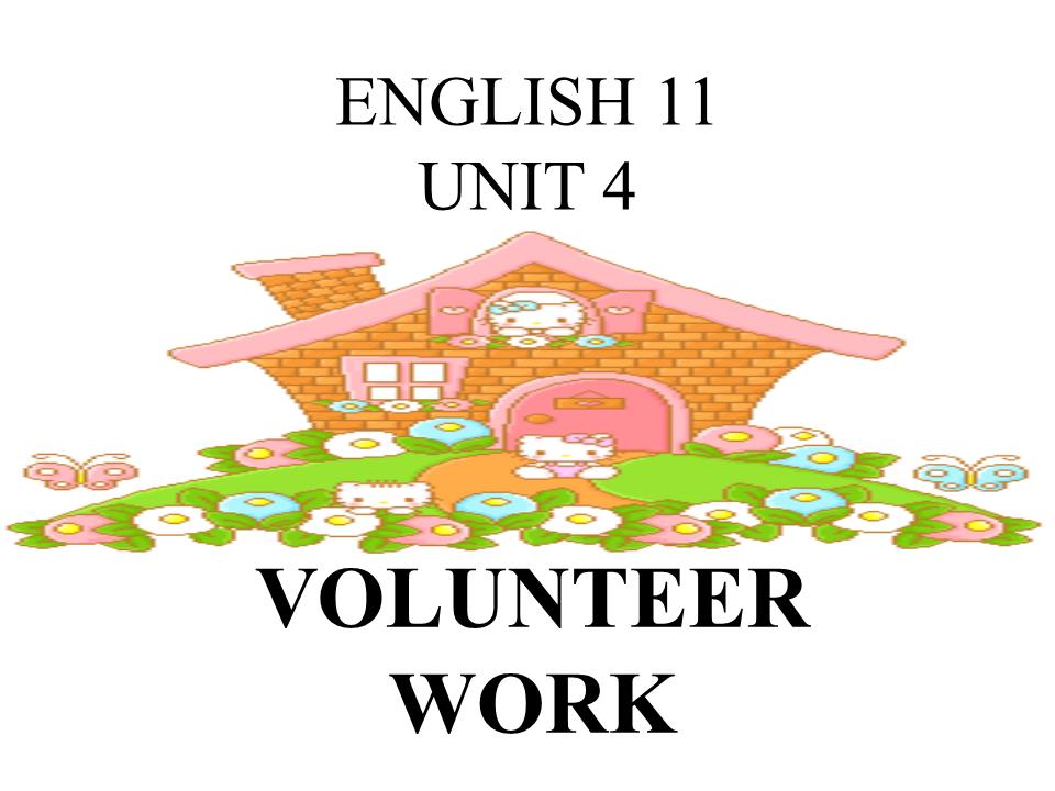 Bài giảng môn Tiếng Anh Lớp 11 - Unit 4: Caring for those in need - Lesson: Speaking trang 1