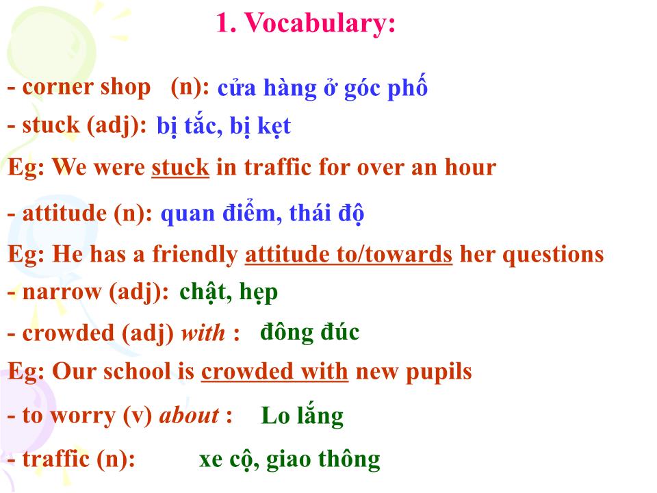 Bài giảng Tiếng Anh Lớp 10 - Unit 2: School talk - Lesson 1: Reading trang 5