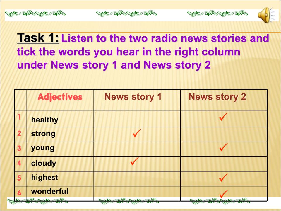 Bài giảng Tiếng Anh Lớp 10 - Unit 7: The mass media - Lesson 3: Listening trang 6