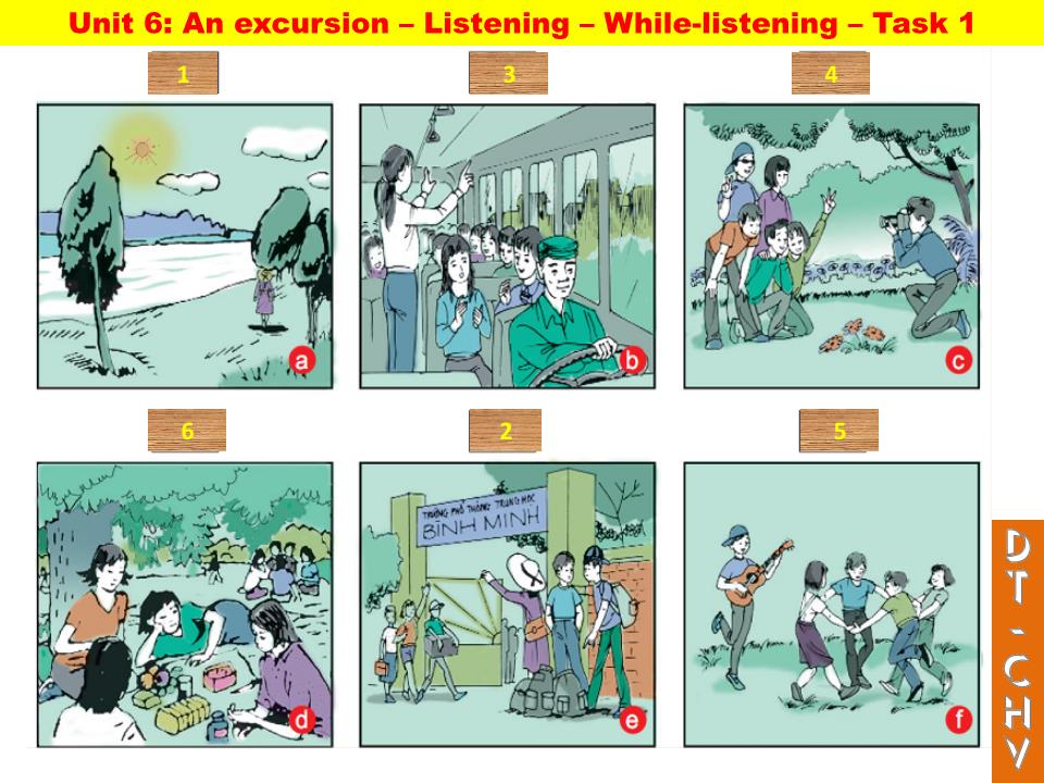 Bài giảng Tiếng Anh Lớp 10 - Unit 6: An excursion - Part C: Listening trang 6