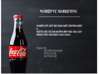 Bài thuyết trình Nghiệp vụ Marketing