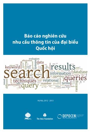 Báo cáo nghiên cứu nhu cầu thông tin của đại biểu Quốc hội