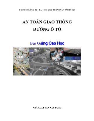 Giáo trình An toàn giao thông đường ô tô