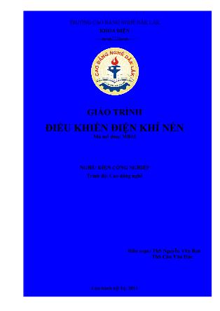 Giáo trình Điện công nghiệp - Điều khiển điện khí nén