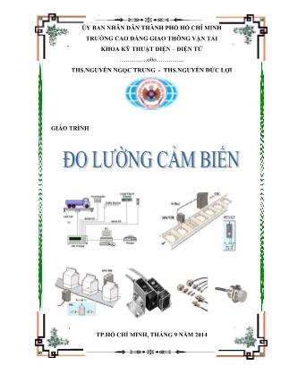 Giáo trình Đo lường cảm biến (Phần 1)