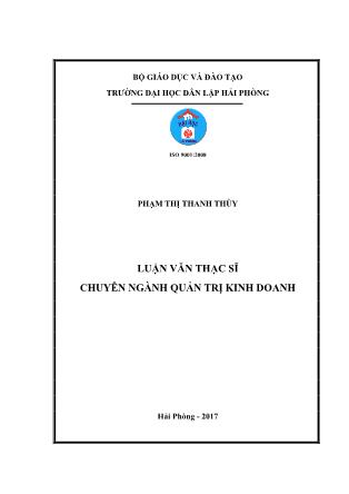 Tóm tắt Luận văn Phát triển văn hóa doanh nghiệp tại công ty Cổ phần nhựa thiếu niên Tiền Phong