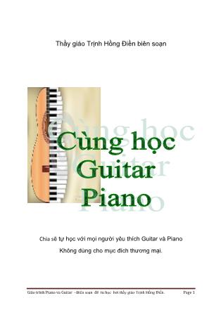 Tài liệu Cùng học Guitar Piano