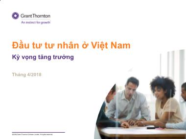 Tài liệu Đầu tư tư nhân ở Việt Nam - Kỳ vọng tăng trưởng