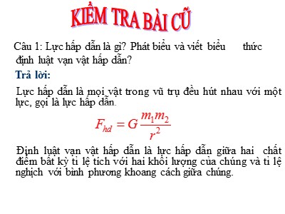 Bài giảng Vật lí Lớp 10 - Bài 12: Lực đàn hồi của lò xo định luật húc