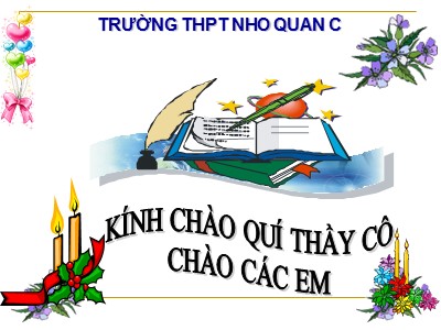 Bài giảng Vật lí Lớp 10 - Bài 20: Các dạng cân bằng. Cân bằng của một vật có mặt chân đế