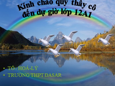 Bài giảng Vật lí Lớp 12 - Bài 26: Các lọai quang phổ