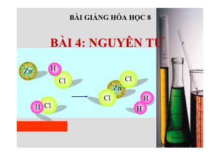 Bài giảng Hóa học Lớp 8 - Bài 4: Nguyên tử