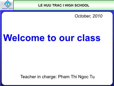 Bài giảng Tiếng Anh Lớp 10 - Unit 4: Special education - Part C: Listening - Pham Thi Ngoc Tu