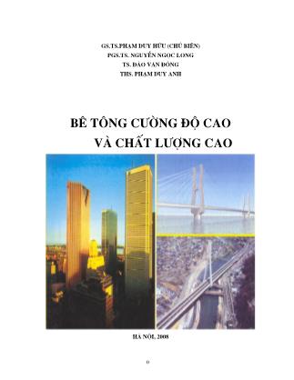 Tài liệu Bê tông cường độ cao và chất lượng cao